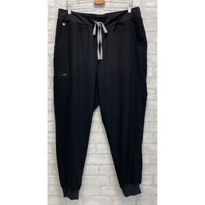 Figs Technical Collection Black Joggers Women's Size 3XL/T Pockets Stretch